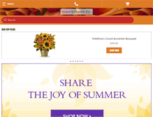 Tablet Screenshot of heartsandflowers.net