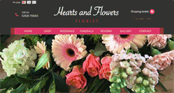 Desktop Screenshot of heartsandflowers.co.uk