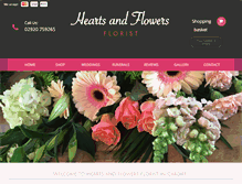 Tablet Screenshot of heartsandflowers.co.uk